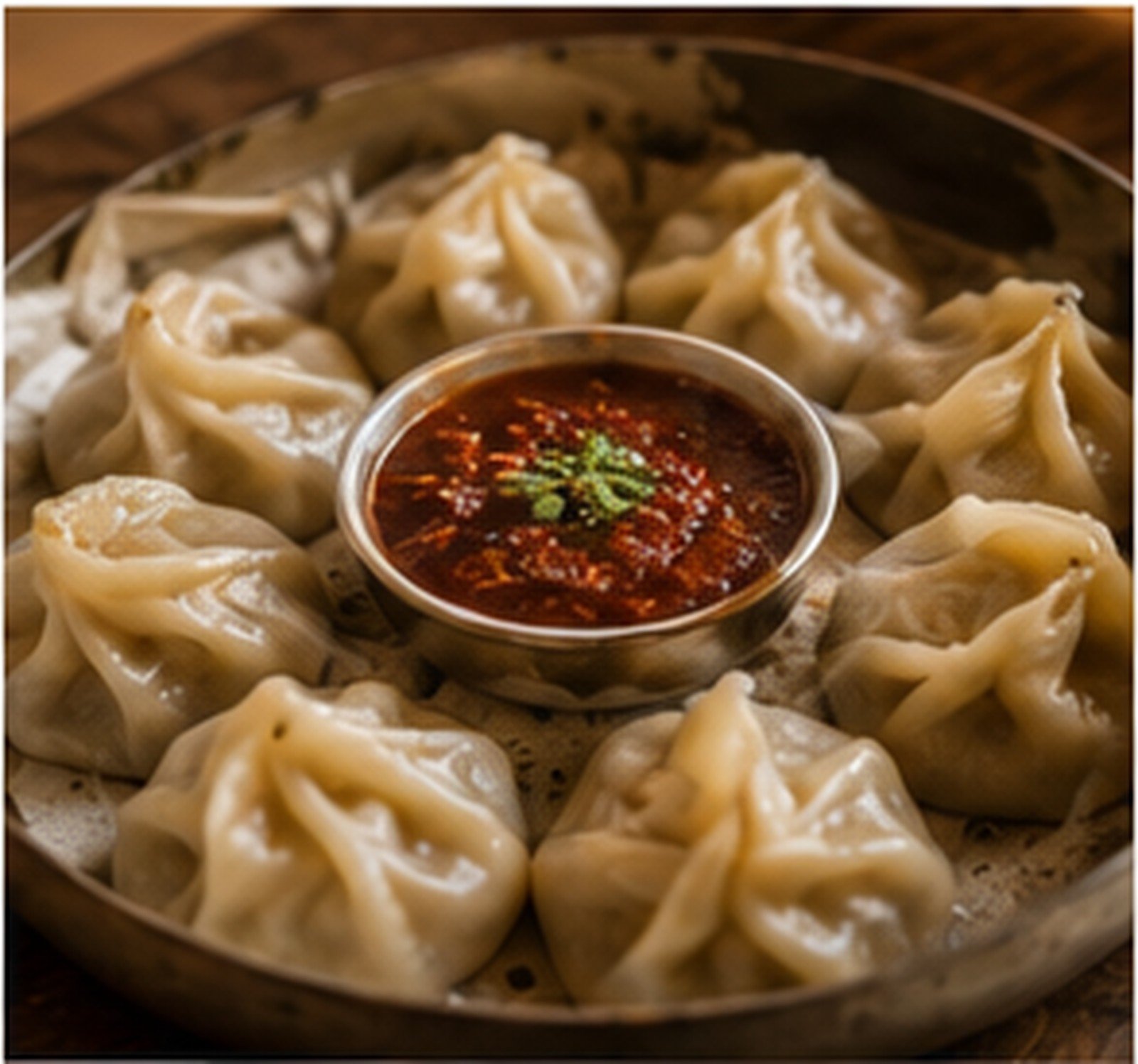 Momos, a signature dish at The Yak Table