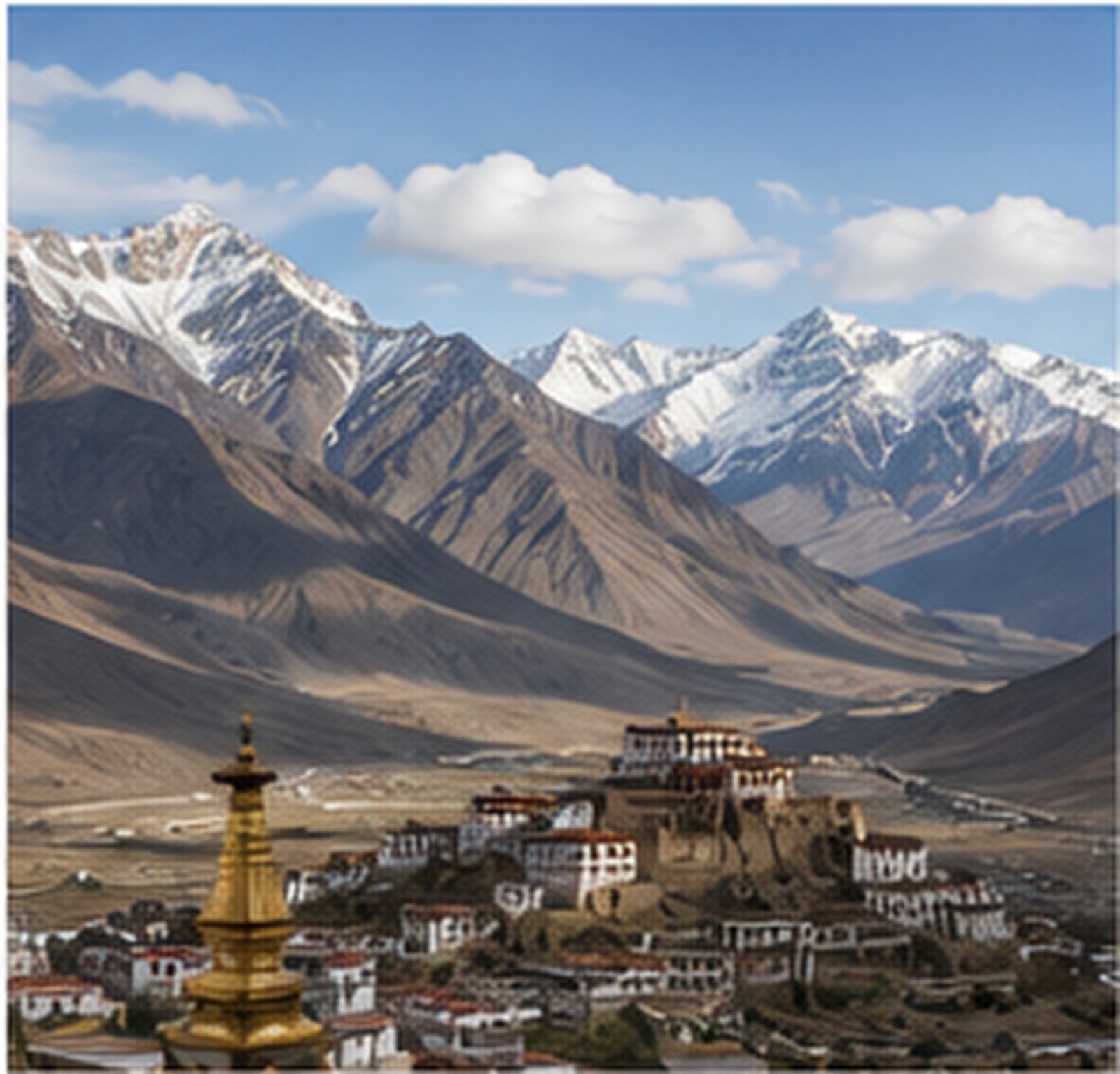 View of the Spiti valley from The Yak Table